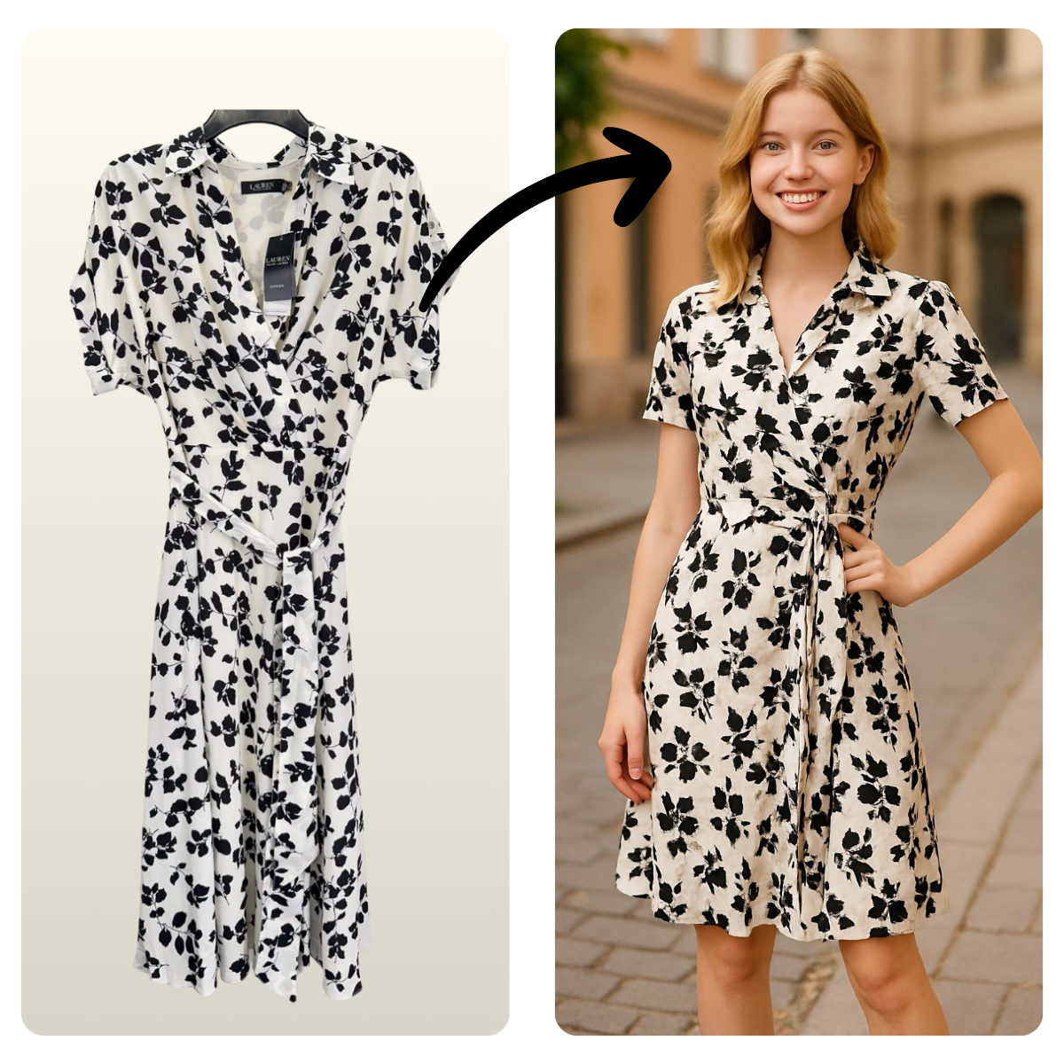 Ecomafy Starter Image Pack - 5 Pro AI Model Images for your ecommerce fashion products.