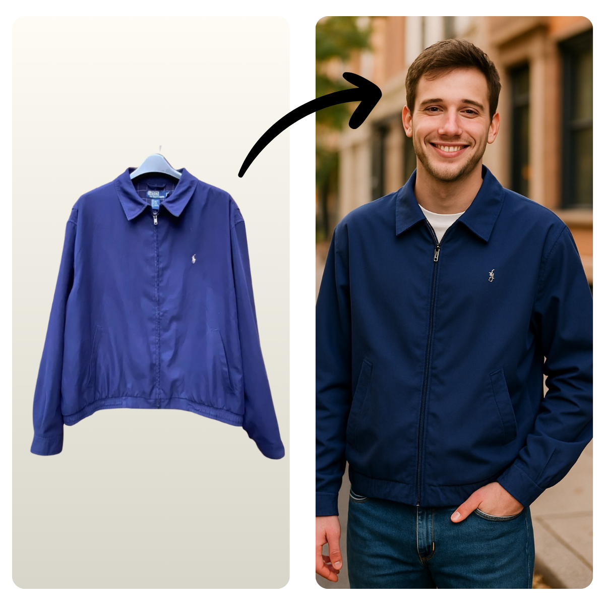 Ecomafy Starter Image Pack - 5 Pro AI Model Images for your ecommerce fashion products.