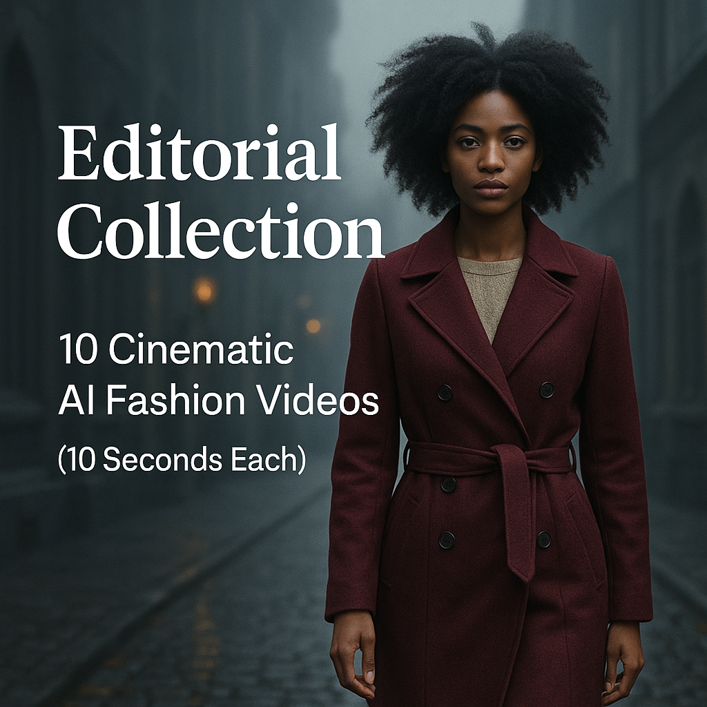 Ecomafy creates outstanding AI generated cinematic videos for your fashion brand.