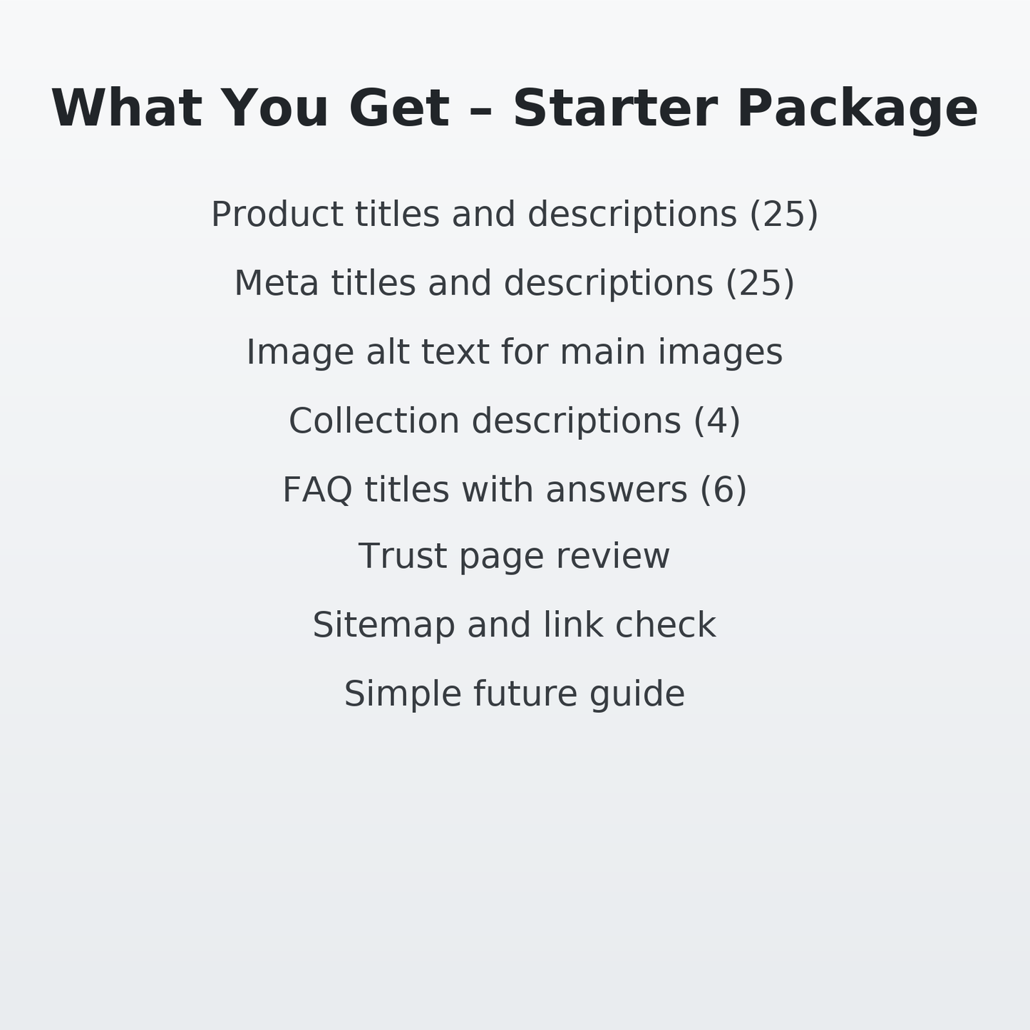 AI Search Optimisation Starter