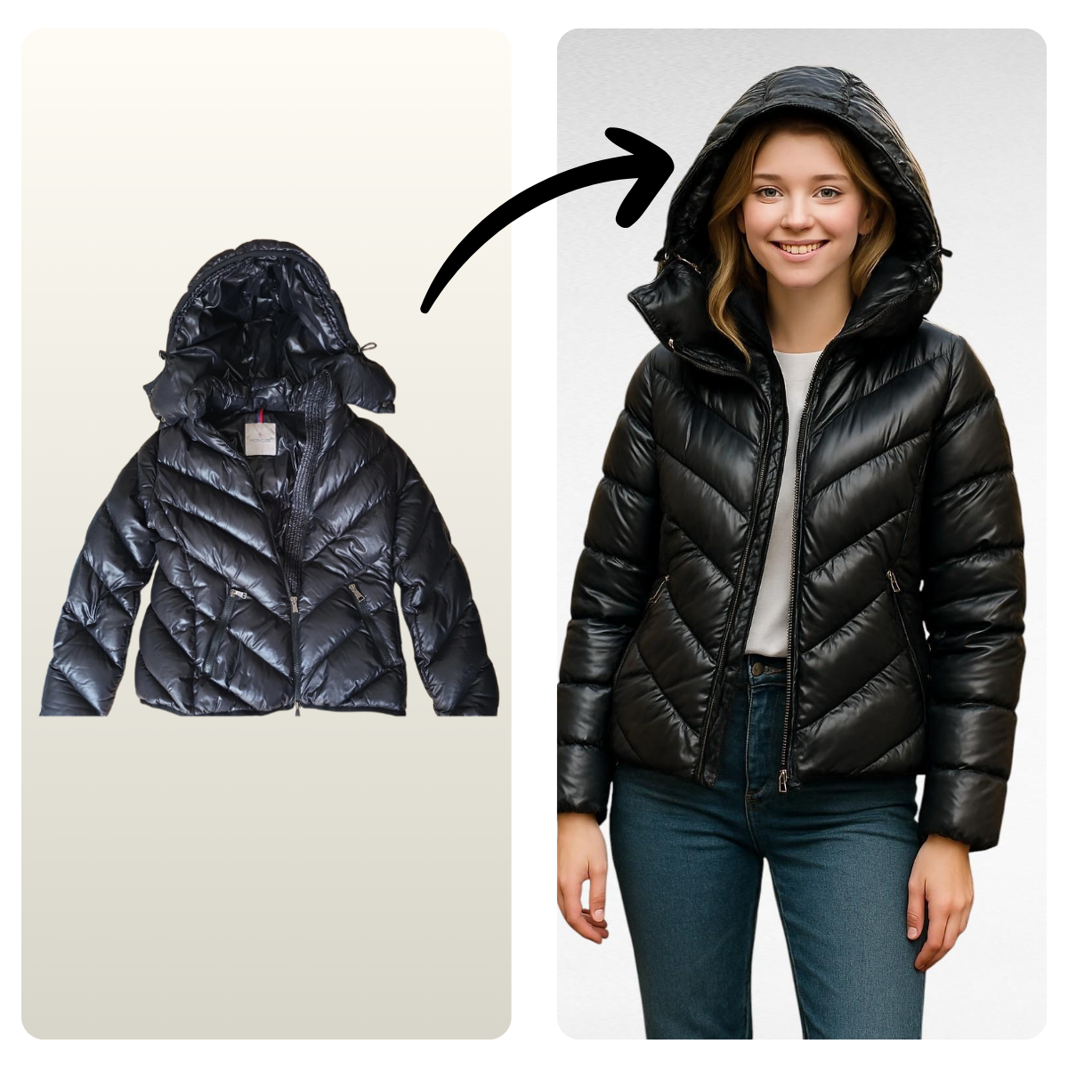 Ecomafy Starter Image Pack - 5 Pro AI Model Images for your ecommerce fashion products.